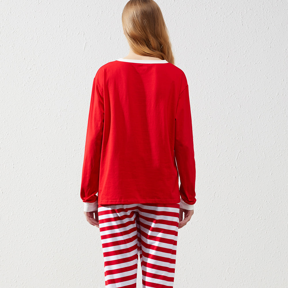 Red christmas pjs womens sale